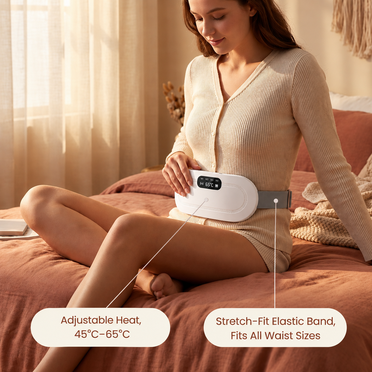 Serauna™ Heat & Massage Pad